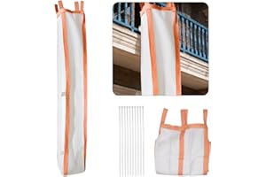9.84 Ft Trash Chutes for Construction,Φ1.64FT Opening Garbage Chute for Construction ，Heavy Duty Construction Chute Includes 