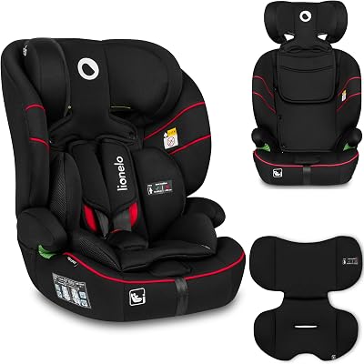 Lionelo Levi Car Seat 9-36 kg I-Size Memory Foam Headrest LED Lights