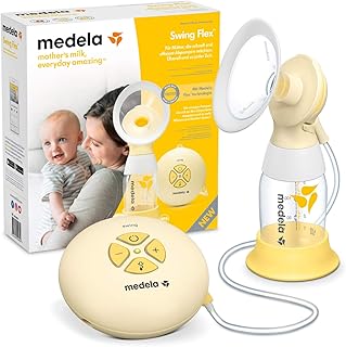 Medela Swing Flex elektrische Milchpumpe, einseitiges Abpumpen, für mehr Milch in weniger Zeit