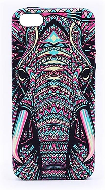 iPhone 6s Plus Case Night Luminous Cool Animal Printing Frosted Case,Soft Case,elephant