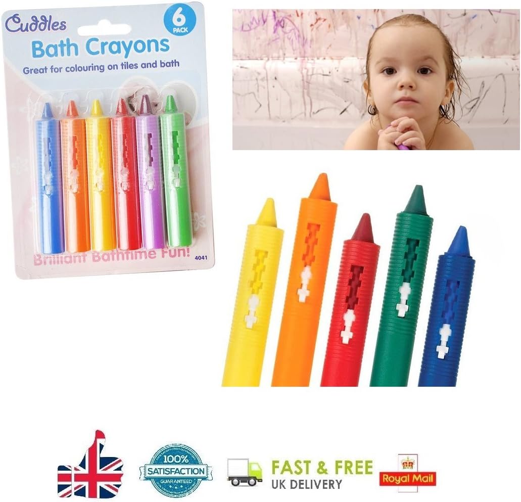 Cuddles Bath Crayons - Non Toxic Bath Toys by Lizzy®