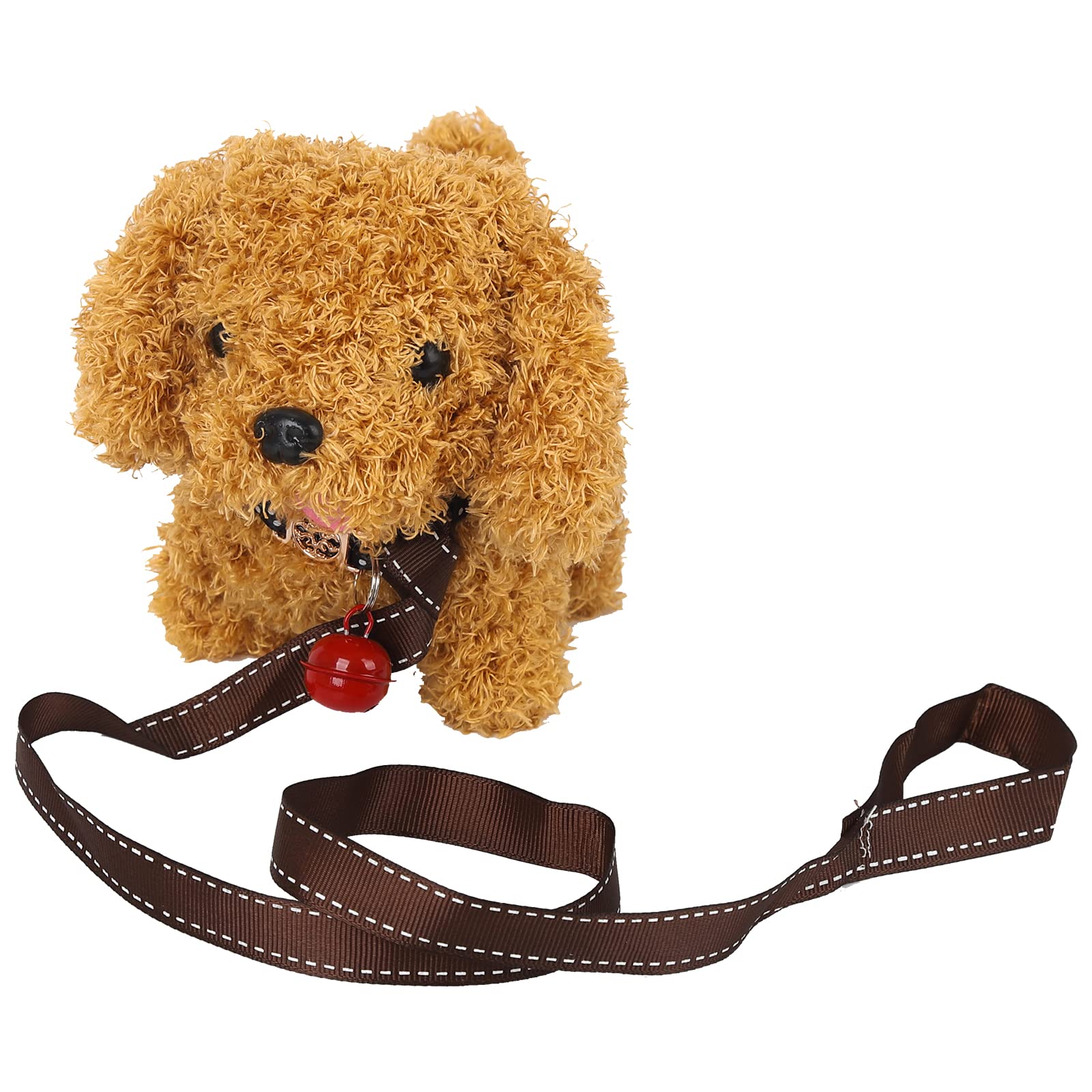 TSLBW Toy Puppy Plush Teddy Dog Toy Electronic Interactive Dog Gift for Boys and Girls Age 2 3 4 5 6 7 Years Old Plush Puppy Toy Walking Nod Barking Wagging Tail