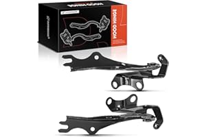 A-Premium Front Driver and Passenger Hood Hinges Compatible with Mazda 3 2004-2009, Front Left and Right Side, 2-PC Set, Repl
