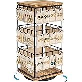 Yoimori 360 Rotating Earring Display Stands for Selling, Earring Rack Display Holder Organizer Stand, Jewelry Display for Ven
