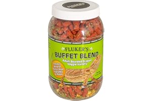 Flukers 1 Piece Adult Bearded Dragon Veggie Variety Diet, 5 oz