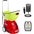 Lobster Sports Elite Tennis Ball Machine - Auto Portable Tennis Ball Launcher, Preloaded & Custom Drills, Spin Control, Lob Elevation Switch, Ball Speed (up to 80MPH), with Multi-Function Remote