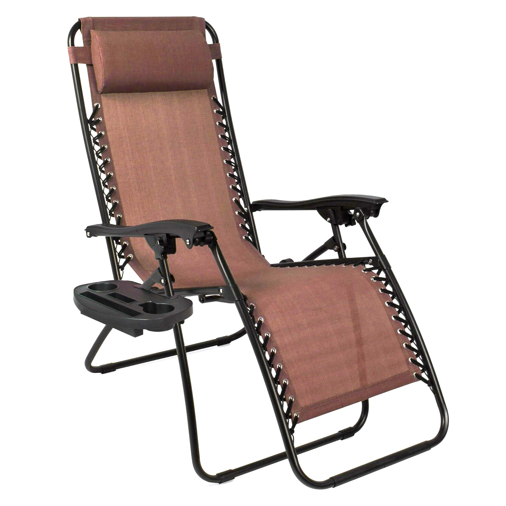Hanperal Zero Gravity Chair Tray, Multifunctional recliners Cup Holder Tray, Zero Gravity Lounge Chair Cup Holder, Utility Clip on Side Recliner Table/Tray for ipadmini/Air/Pro, Cellphone, Cup-Black
