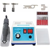 Zcafmfzf Upgraded Marathon-4 Micromotor For Woodcarving, Jewelry, Ceramics, H37L1 Handpiece - 35,000RPM Stepless Speed Control with Foot Pedal