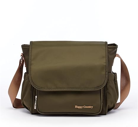 army green diaper bag