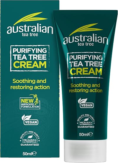 Australian Tea Tree Cream Purifying Natural Vegan Cruelty Free 50ml