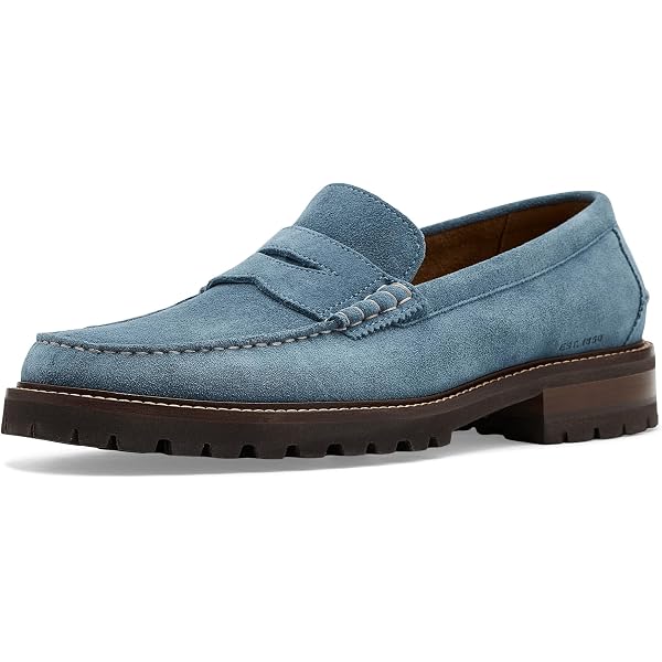 To Boot Men\'s Suede Slip-On Loafers in Slate Blue TO BOOT NEW YORK Dylan Suede Penny Loafer (Men) | Nordstrom main image 2