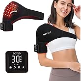 HAIYUE Cordless Red Light Therapy for Shoulder, Near Infrared Light Therapy Device Pulse for Elbow Shoulder Arm Joint Pain Relief Muscle Relax, Portable for Home Office Business Trip Use