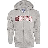 Blue 84 Men's Alabama Crimson Tide Full Zip Hoodie Twill Applique Grey
