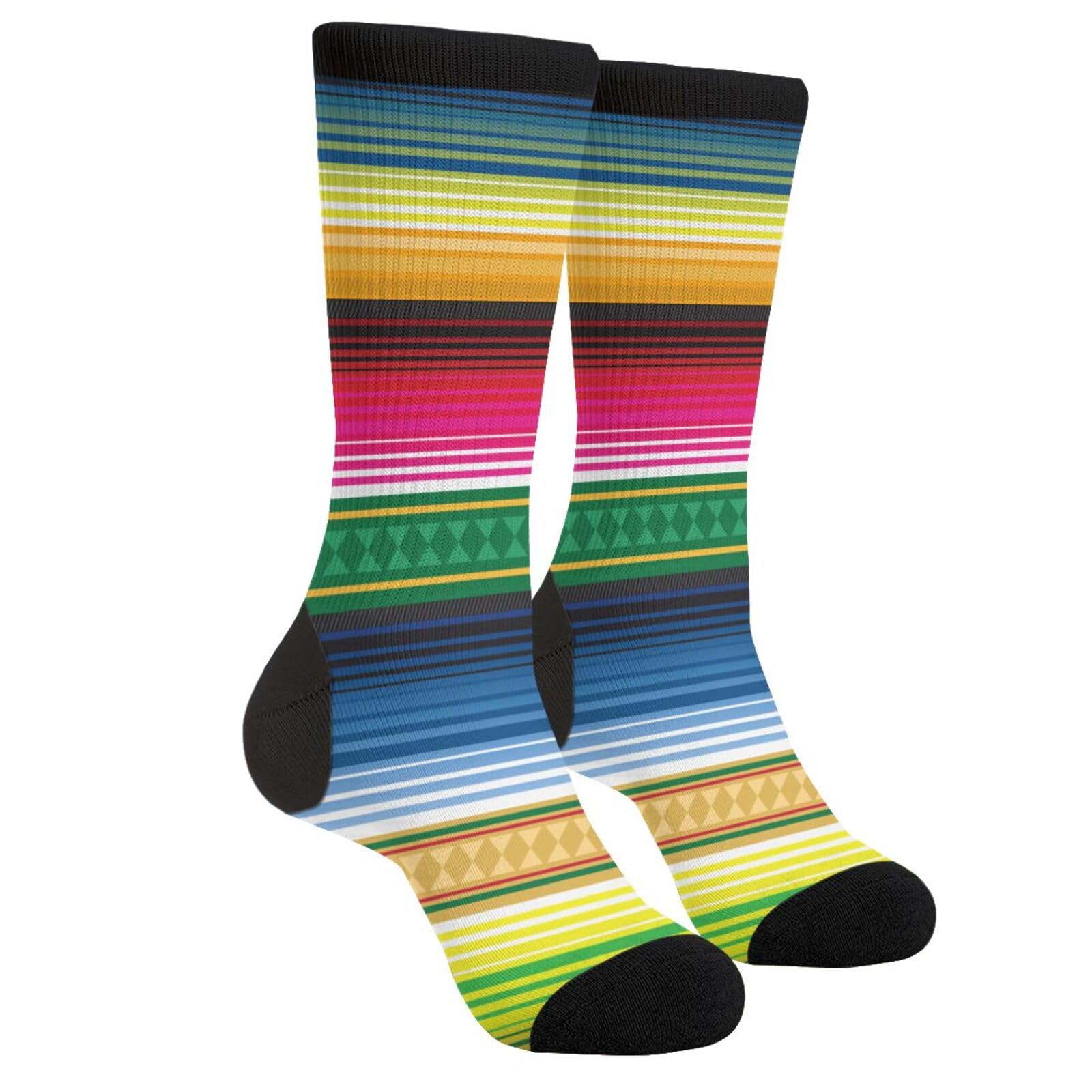 LUMANSITTER Mexican Blanket Serape Stripe Pattern
