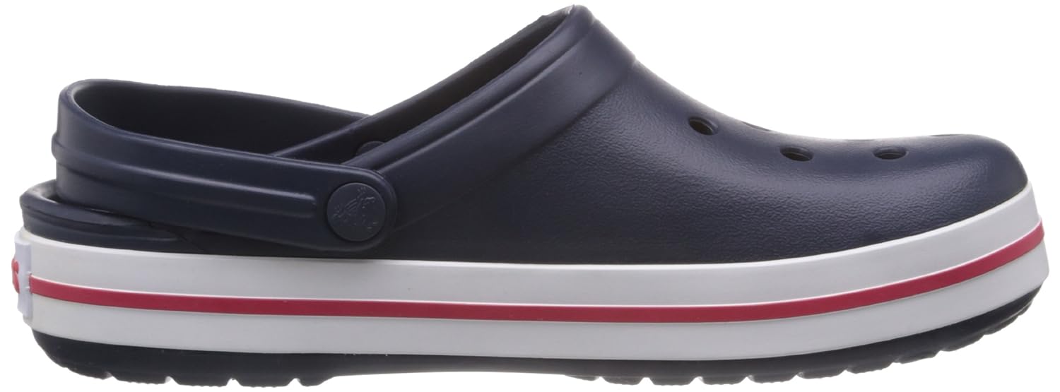 crocs unisex crocband navy clogs and mules