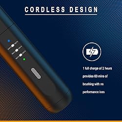 VIKICON Beard Straightener for Men: Cordless Heated