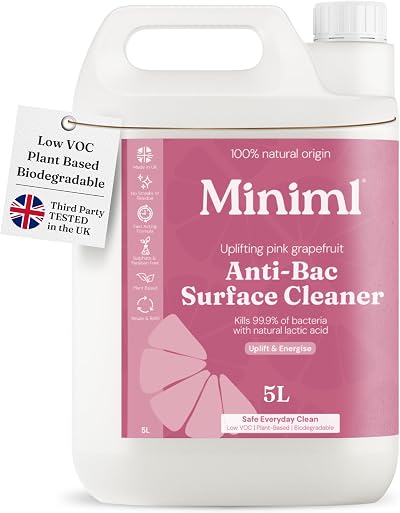 Miniml Antibacterial Surface Cleaner 5L Refill Grapefruit Scent