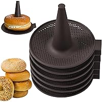 NIOIPXA Silicone Molds,Donut Mold for Baking,Donut Pans Set,6 Pieces Pastry Molds for Bagel and Doughnut Cake Pans (6pcs,Coff