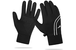Achiou Winter Running Gloves for Men Women,Lightweight Touchscreen Liners Thermal Warm Gloves for Cycling,Driving, Hiking, Walking, Texting