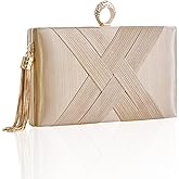 Clutch Purses for Women Tassel Evening Clutch bag Sparkly Diamond Crossbody Shoulder Bag For Wedding Night out Party