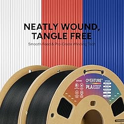 OVERTURE 4KG Bundle PLA Filament 1.75mm, Neatly