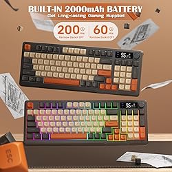 ZIYOU LANG Wireless Gaming Keyboard with Display