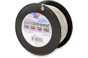WCS WIRE AND CABLE SPECIALTIES, INC. SuperSoftstrand 500-Feet Picture Wire Vinyl Coated Stranded Stainless Steel