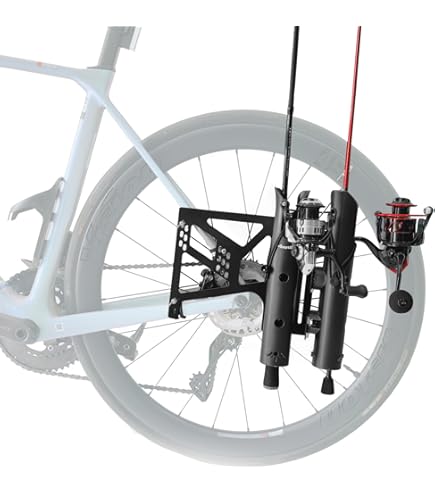 VEXPLO Support Canne à Pêche Réglable Pour Vélo, Moto, Chaise Et Voiture De Plage