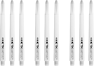 Red Dragon Luke Humphries Joust XL White Dart Shafts 3 Sets Pack