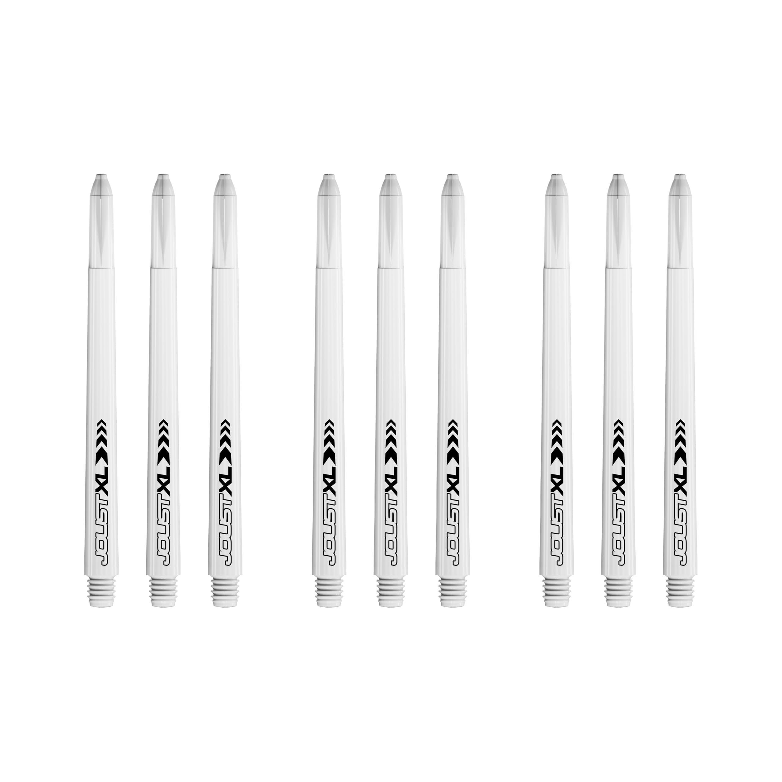 RED DRAGON Luke Humphries Joust XL White Dart Shafts - 3 Sets Per Pack (9 Dart Shafts in Total)
