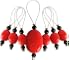 Marqueurs De Mailles KnitPro Zooni Perles Orange Tangerine – Lot De 7 Anneaux Colorés Pour Tricot – Idéal Pour Repérer Les Rangs Et Diminutions