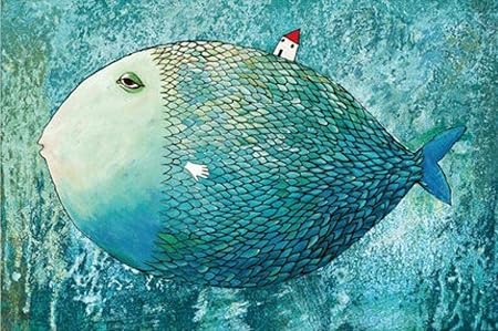 Amazon Hnzs 500ピース大人の木製パズル大きな魚の絵子供のパズル楽しい創造的なゲームのおもちゃのパズル ジグソーパズル おもちゃ