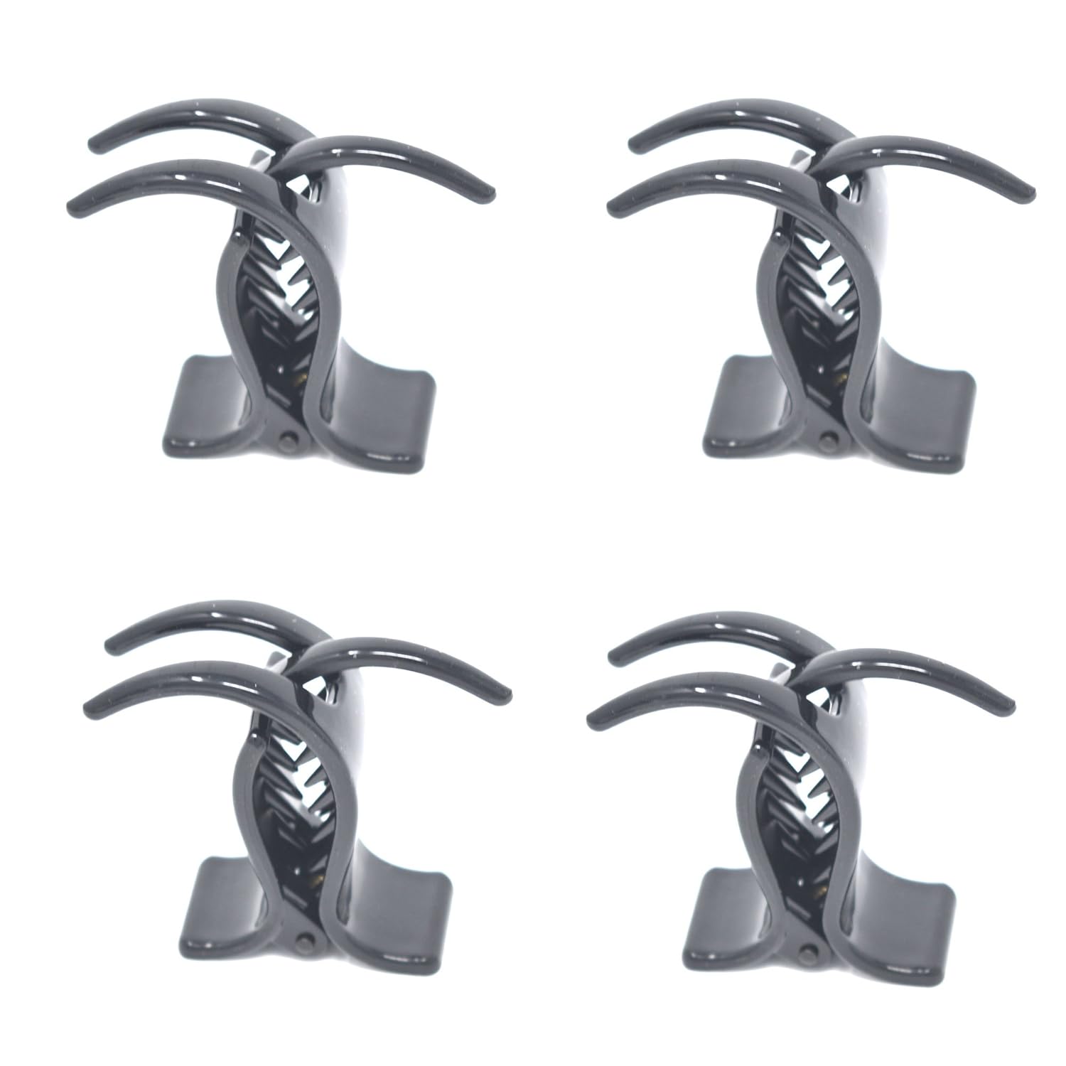 Buy Anokhi Ada Black Designer Plastic Hair Clutches/Hair Claws for