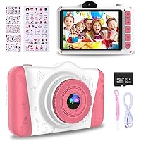 WOWGO Kids Digital Camera - 12MP Children's Selfie Camera with 3.5 Inches Large Screen for Boys and Girls,1080P…