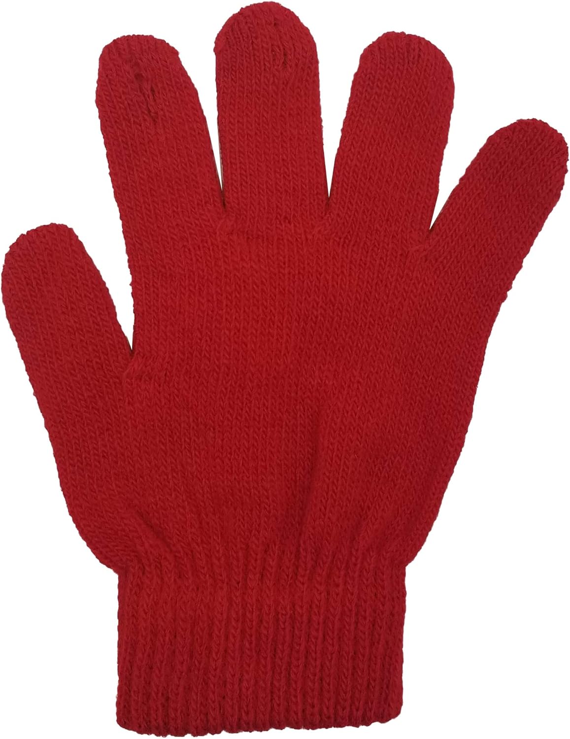 Kids Winter Magic Gloves, 12 Pairs Warm, Cute, Colorful, Stretchy Wholesale for Boys Girls, Children: Clothing