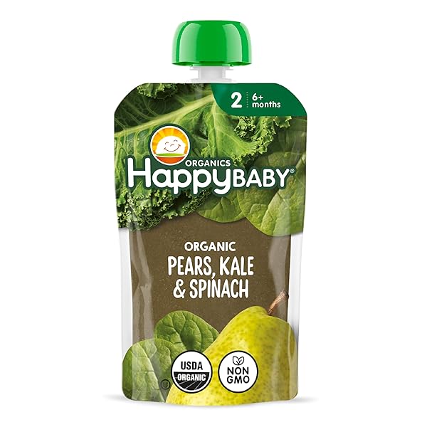 HAPPY BABY ORGANICS STAGE 2 BABY FOOD POUCHES,...
