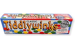 House of Marbles Tiddlywinks, Traditional Family Game with 28 Multicolored Pieces, a Timeless Retro Classic Travel Game for Kids or Adults with a Nostalgic Educational Board Game Feel