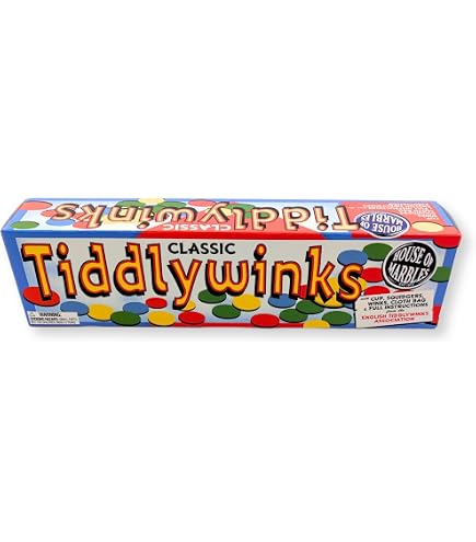 D.A.Y. Republic Gioco Da Tavolo Tiddlywinks, Classico Retro Per 2-4 Giocatori, Da 3 Anni In Su, Abilità E Coordinazione