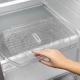 NOSTA Home Rotating Lazy Susan for Refrigerator - Square Lazy Susan - Rectangular Fridge Lazy Susan Organizer - 360° Rotating Storage - Medium Size (15x11)