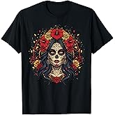 La Catrina Dia De Los Muertos, Sugar Skull Day of The Dead T-Shirt