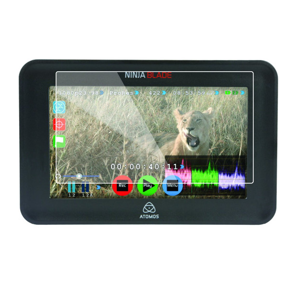 Foto&Tech 2 Sets Crystal Clear HD LCD Screen Protector Compatible with Atomos Ninja Blade 5" HDMI On-Camera Monitor & Recorder