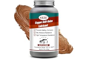 Anti Seize Lubricant Copper Grease Brake Spark Plug Lubricant Prevent Salt and Moisture Heat Resistant Auto Lubrication Bottl
