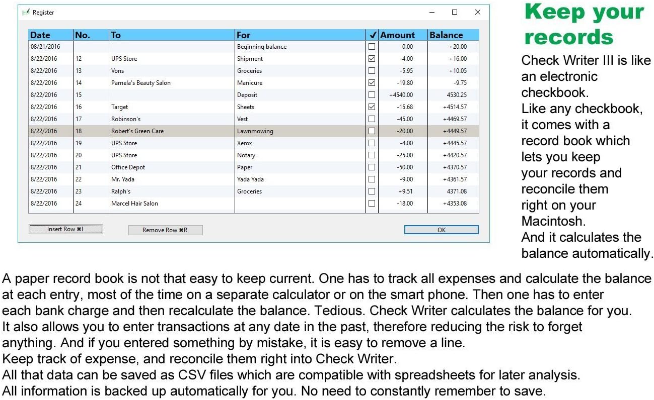 Check Writer III+ for Windows : Office Products