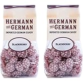 Hermann the German Hard Candy - Bavarian Imported - Pack of 2 (Blackberry)