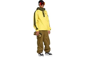 Volcom mens Arthur Longo 20k Pullover Anarok Hooded Snowboard Jacket
