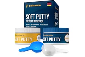 PlastCare USA Dental Putty Fast Set - Premium Alginate Alternative for Precision Impressions, Fast Setting, High Elasticity, Non-Slump Formula