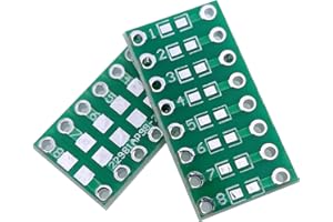 Cermant 50pcs SMD 0402/0603/0805 to DIP Adapter Plate Converter and Breakout Board SMT DIP Adapter Converter Pinboard