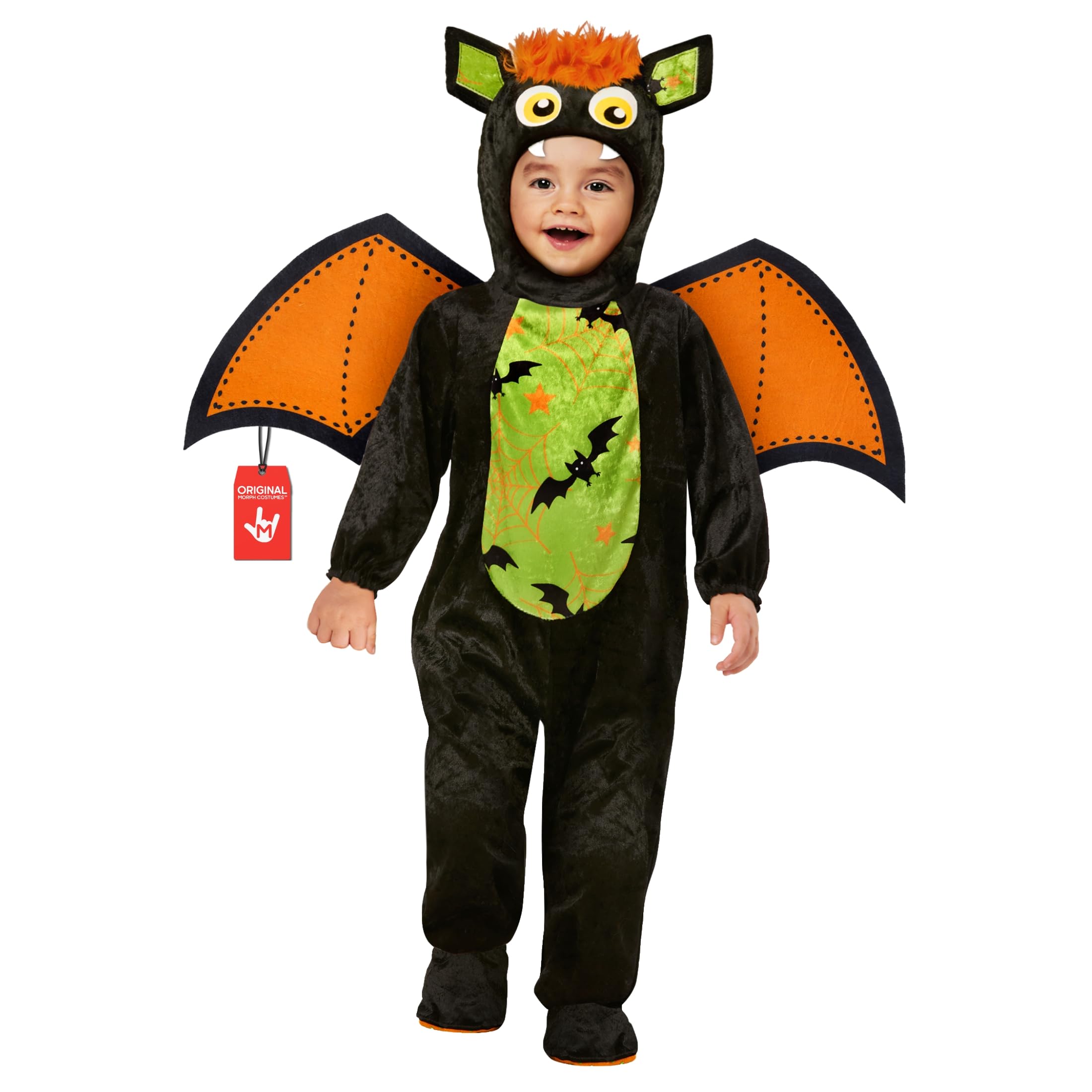 Morph Bat Costume For Kids, Toddler Halloween Costumes Boys, Bat Halloween Costumes For Kids, Kid Fancy Dress, 4-6 Years
