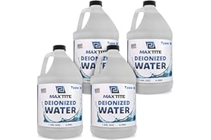 MAXTITE Type II Deionized Water - Laboratory Grade (4 Gallons)