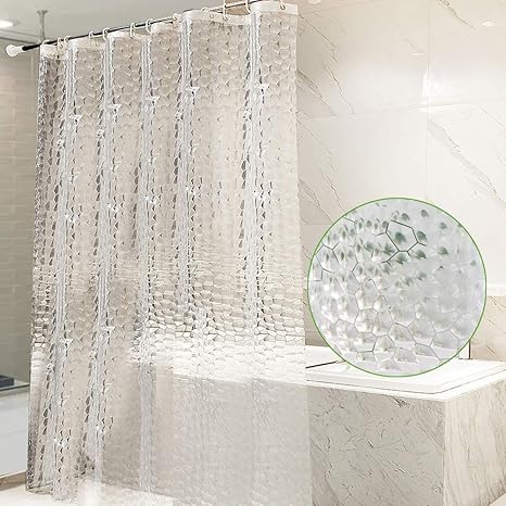 Otraki Heavy Duty Shower Curtain Liner Clear 72 X 78 Inch 0 2mm